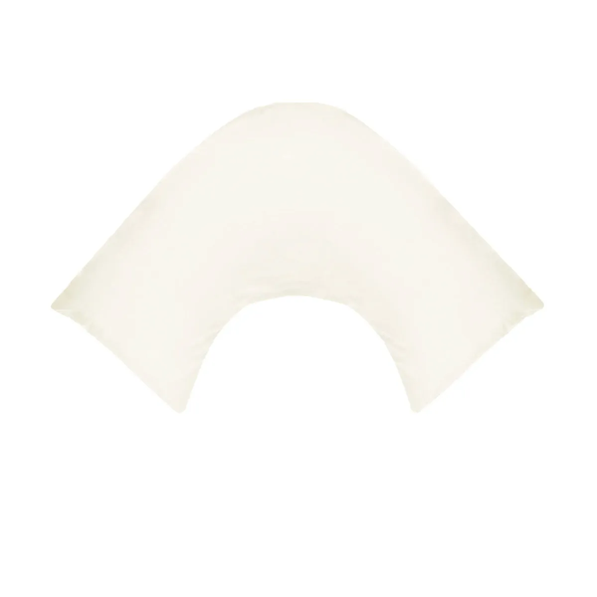 280TC Polyester Cotton V Shape Pillowcase | Ivory