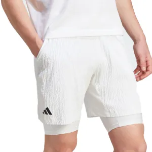 adidas aeroready Pro Two-In-One Tennis Shorts (Mens) - White
