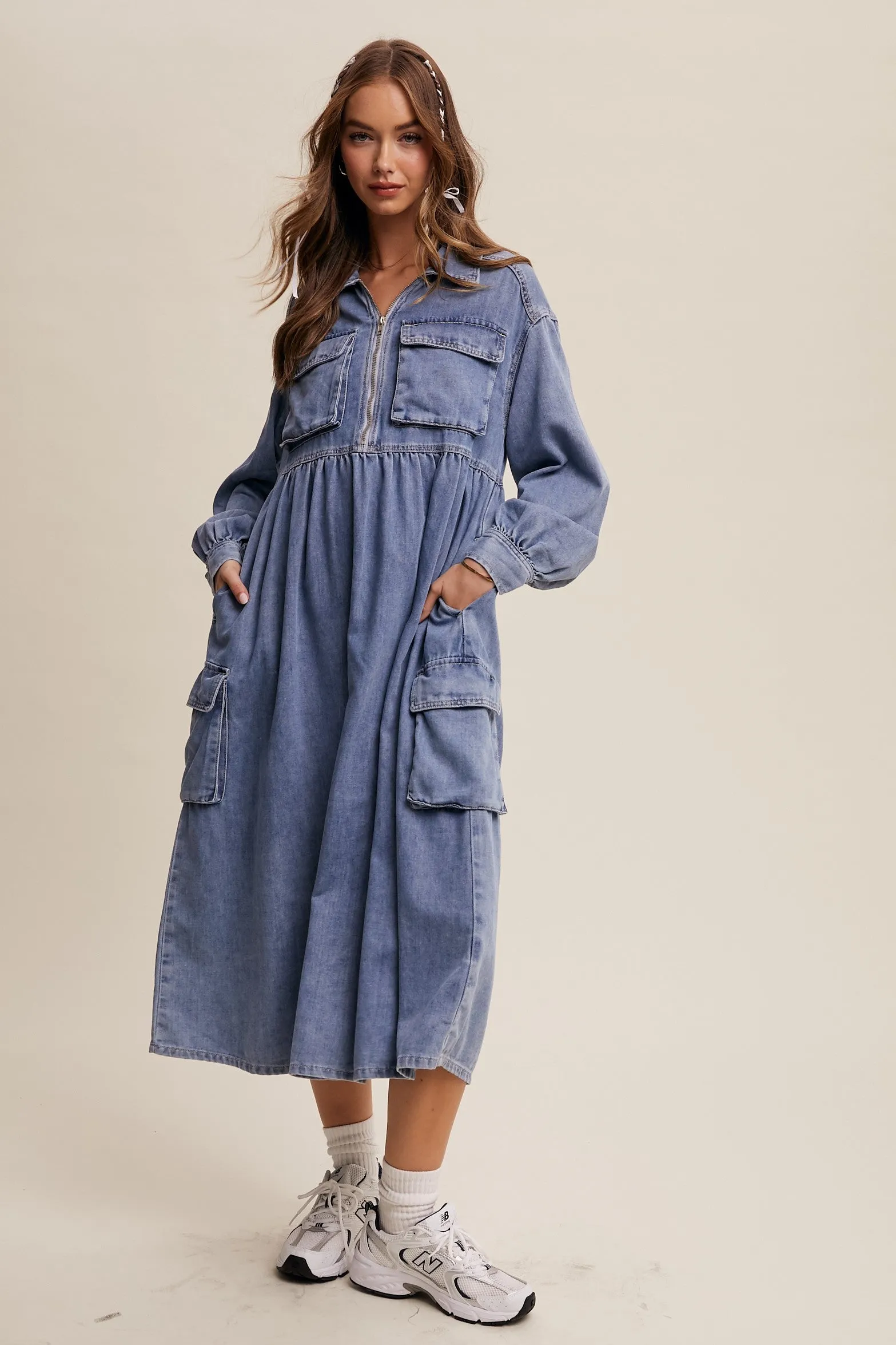 Denim Maxi Dress