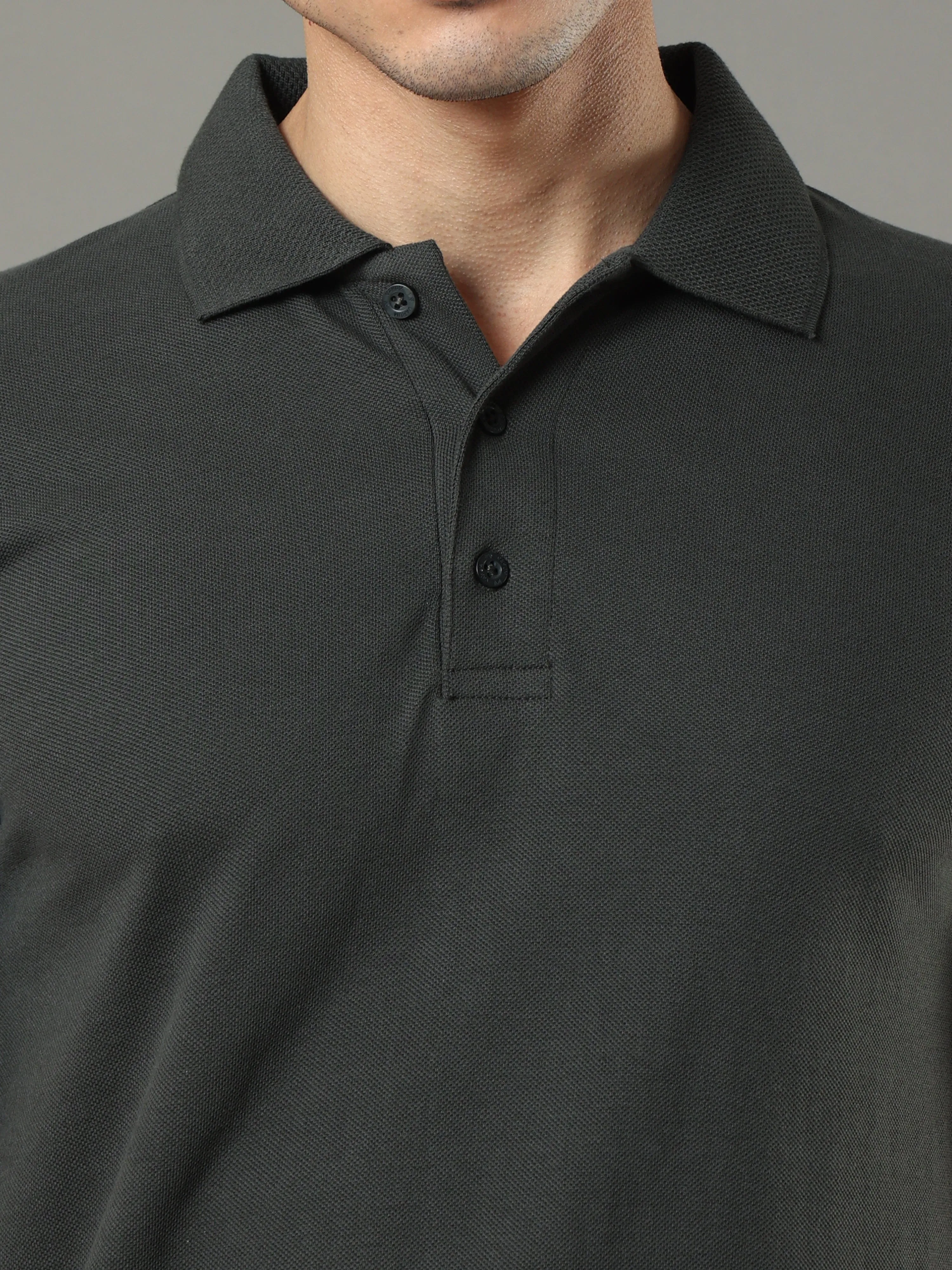 English Grey Polo Shirt