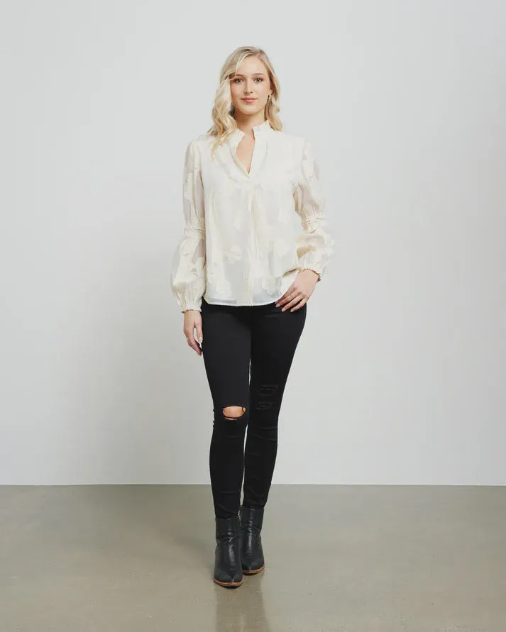 Evelyn Blouse - Ivory Monet