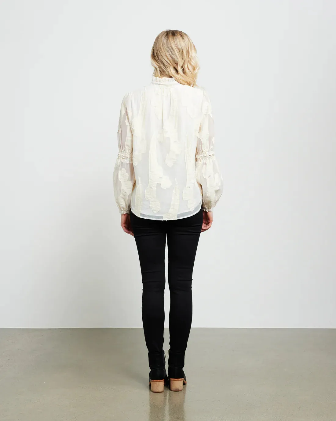 Evelyn Blouse - Ivory Monet