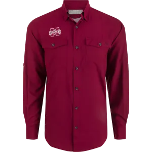 Mississippi State Frat Dobby Short Sleeve Shirt