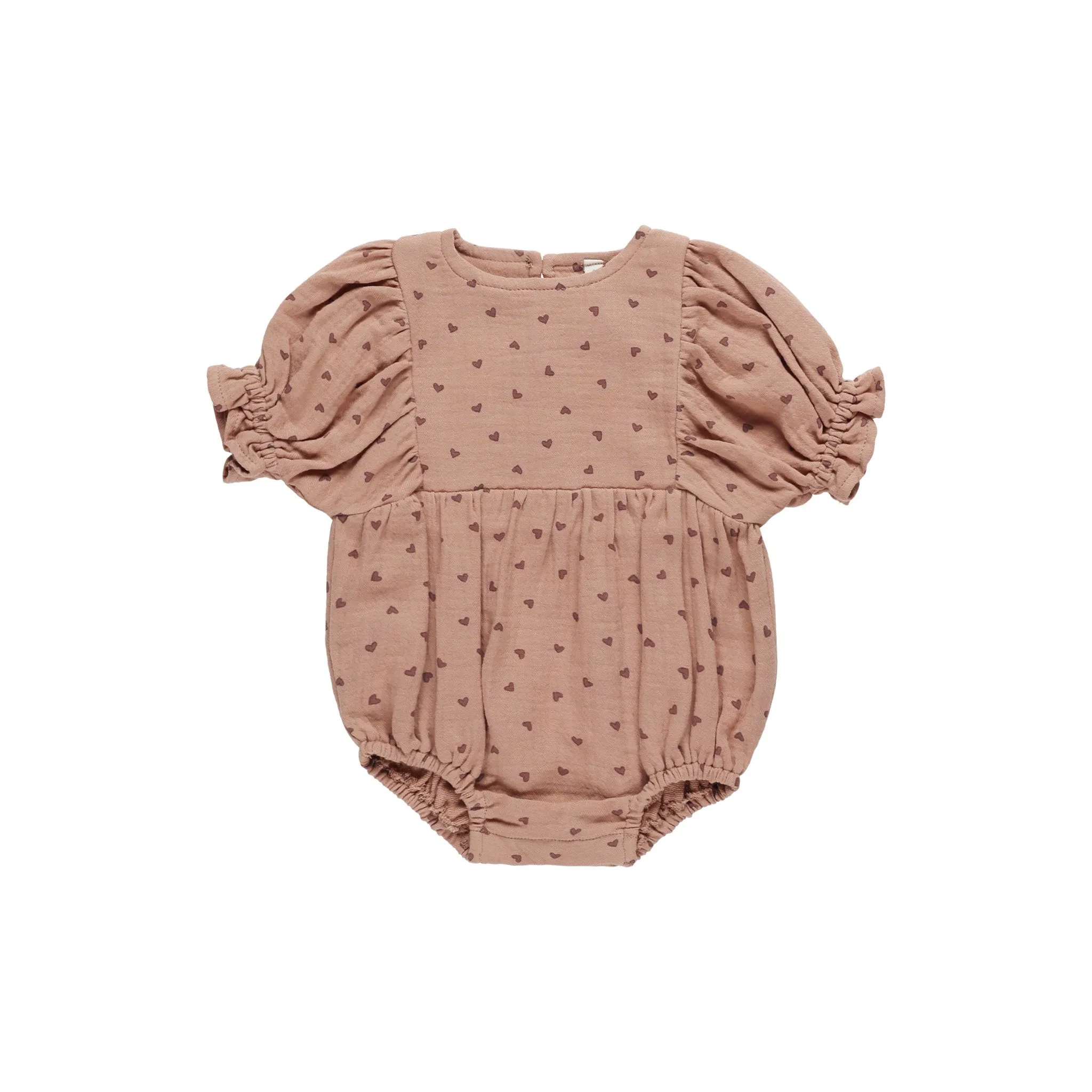 Quincy Mae Cosette Romper - Hearts