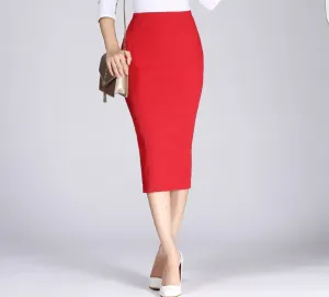 Saia Long Pencil Skirt