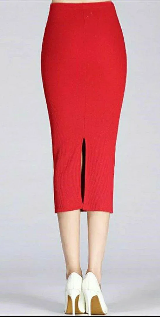 Saia Long Pencil Skirt