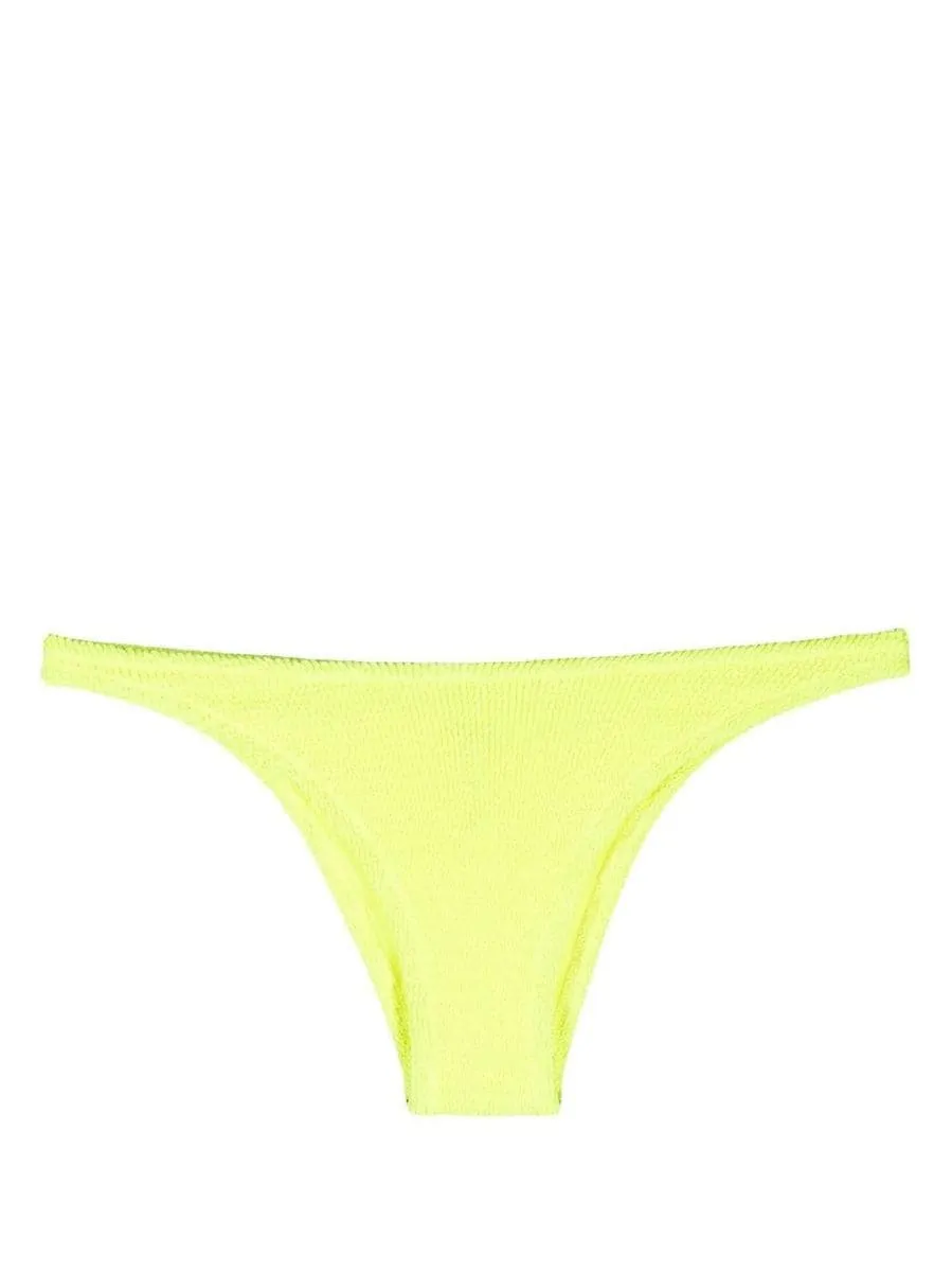 slip bikini con texture seersucker