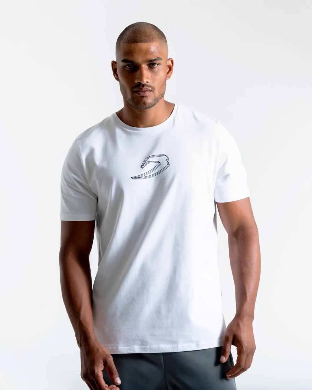 STENCIL STRIKE T-SHIRT WHITE