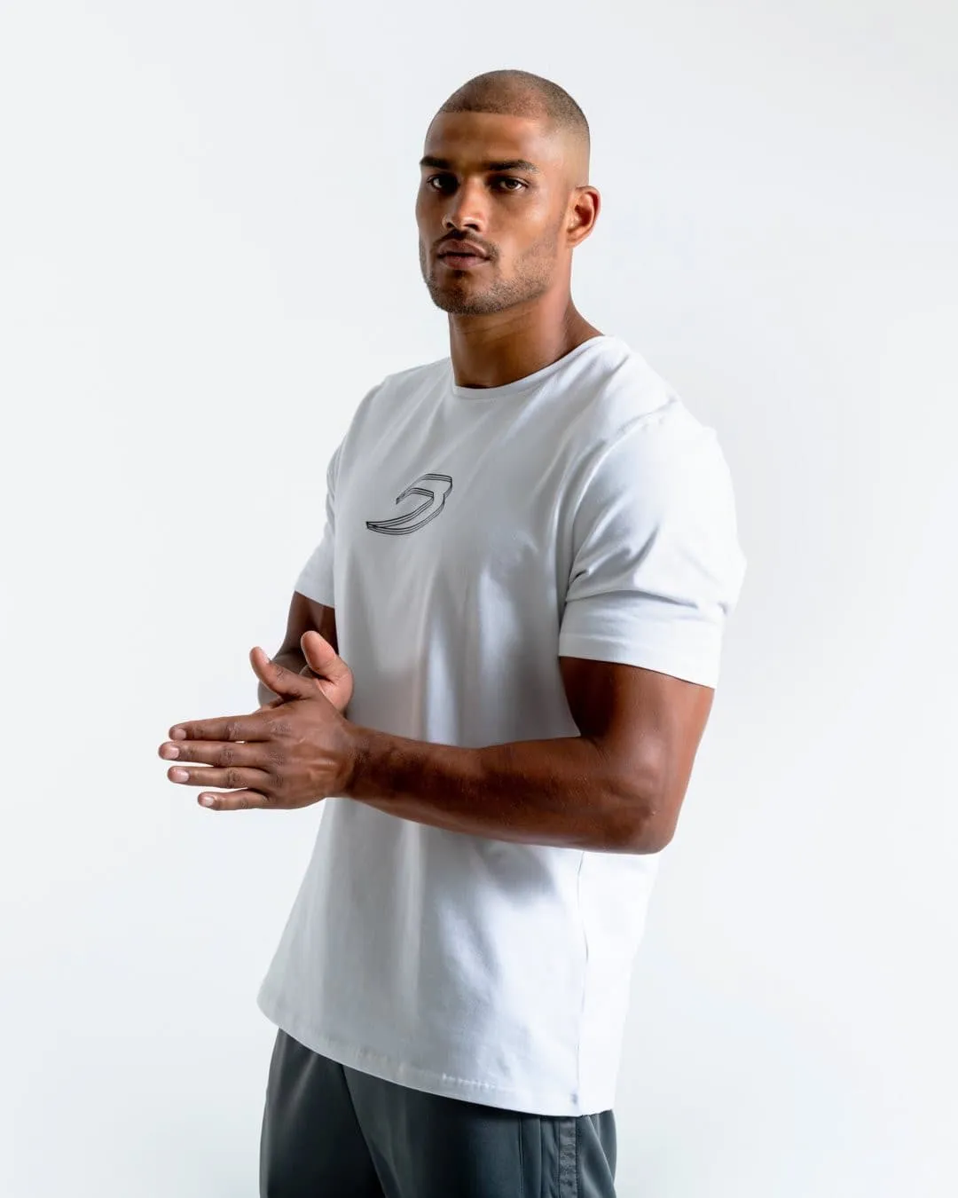 STENCIL STRIKE T-SHIRT WHITE