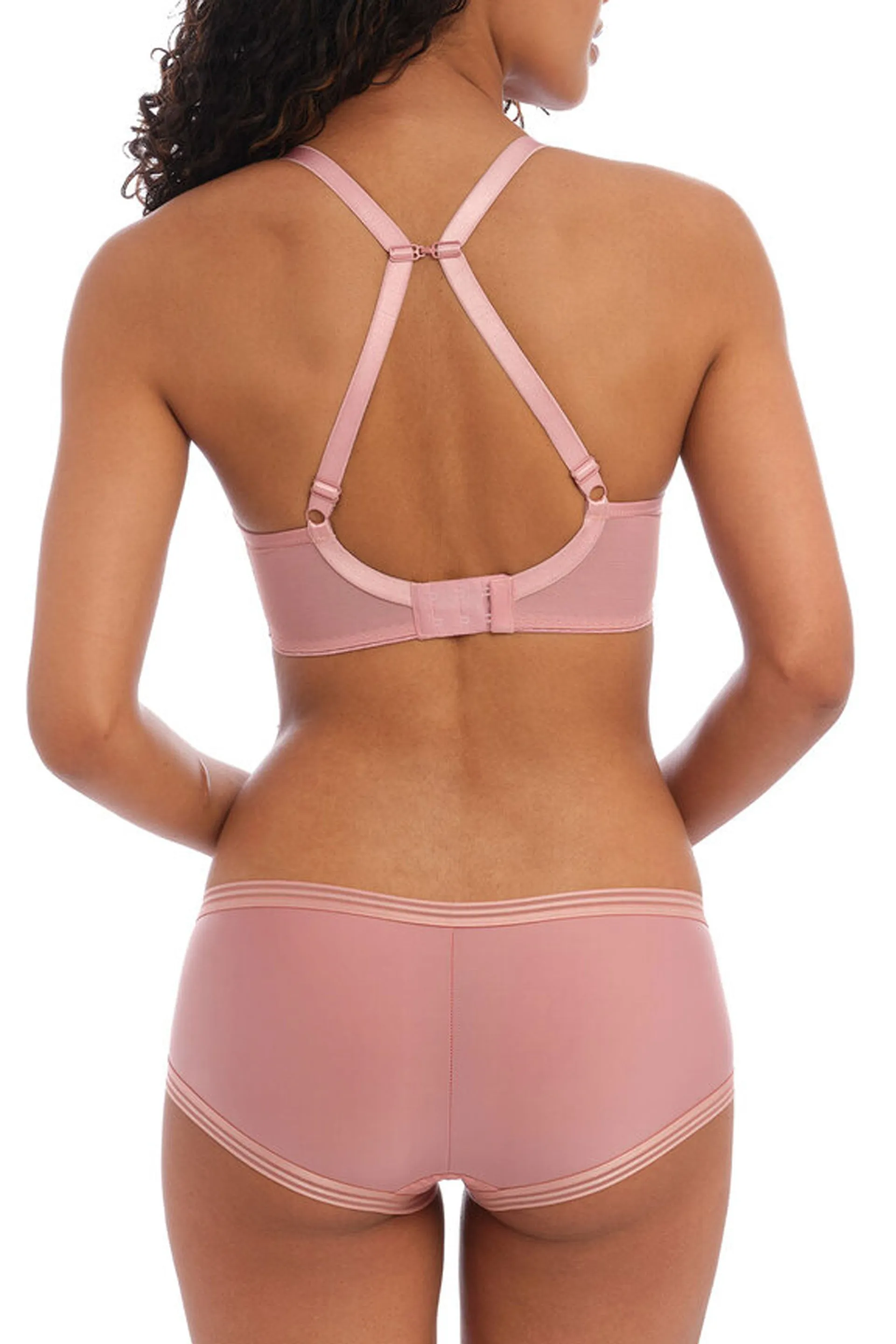 Tailored Moulded Plunge T-shirt Bra Ash Rose