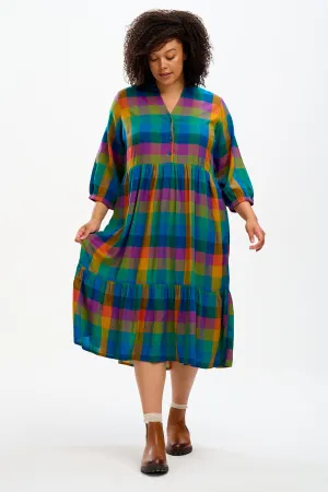 Uri Midi Dress - Big City Gingham