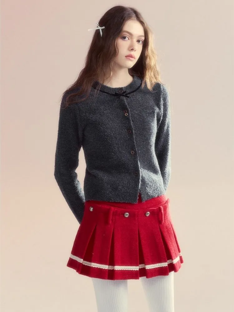Versatile two-wear design Tweed pleated skirt shorts【s0000005510】