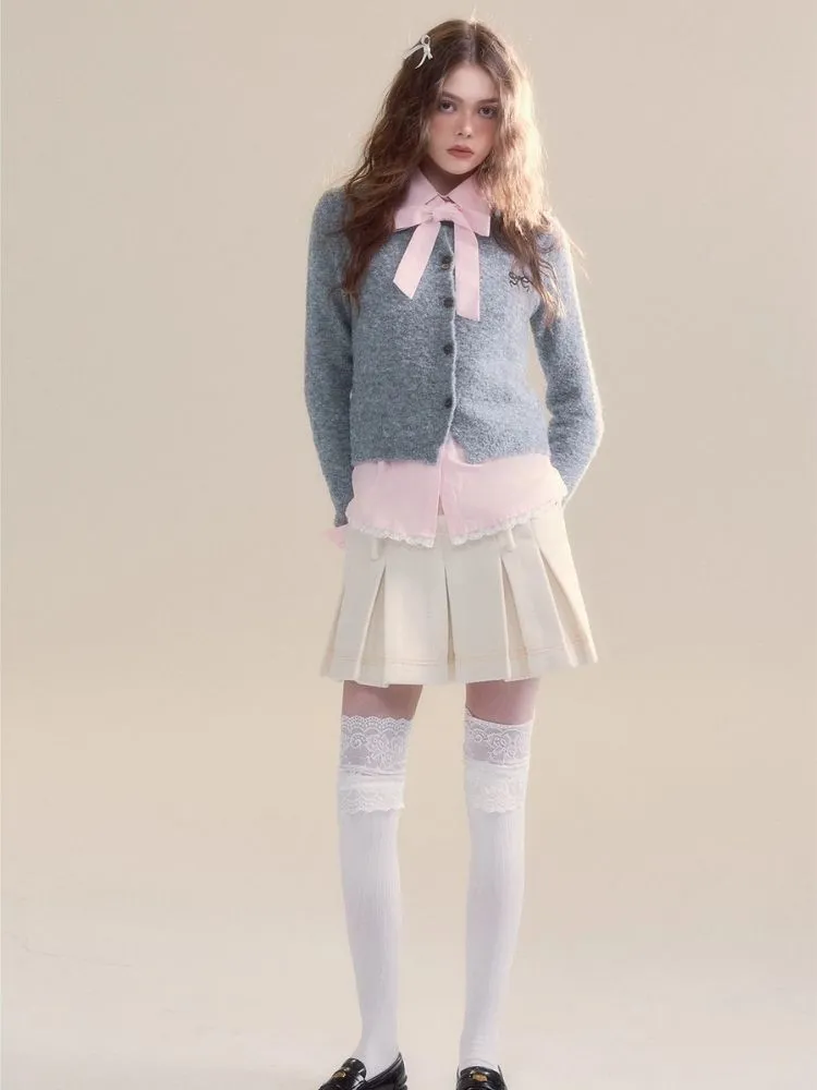 Versatile two-wear design Tweed pleated skirt shorts【s0000005510】