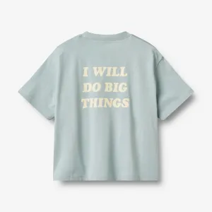 Wheat x Pernille Teisbæk | T-Shirt S/S Noko - blue